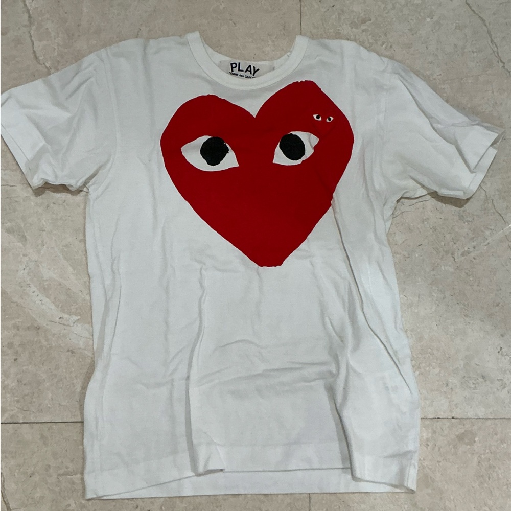 Comme des garcons PLAY heart t shirt bought
